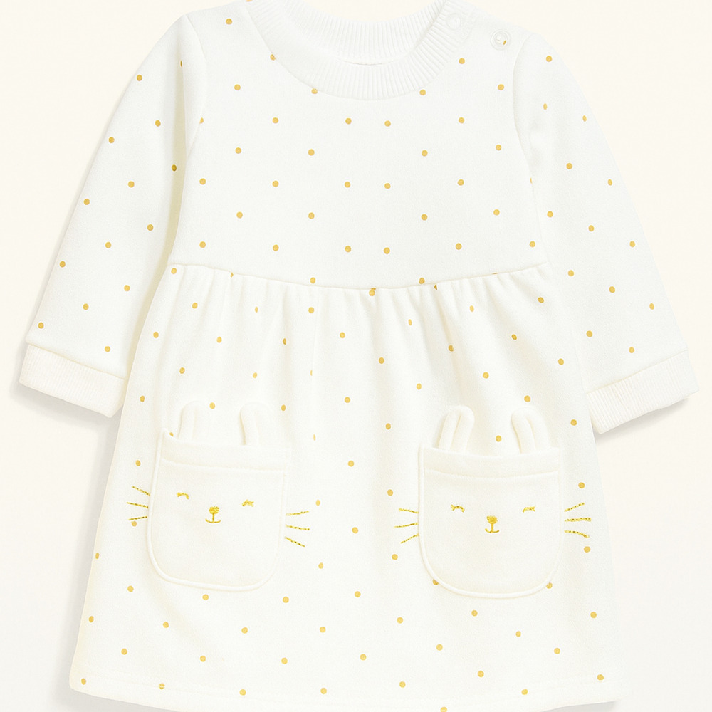 Carter's Baby Girls Long Sleeve Fitted Sleeve A-Line Dress -‎ 18M